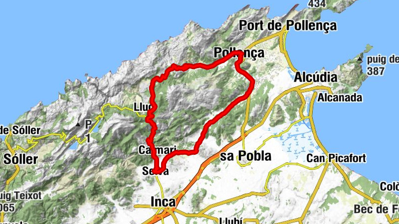 Selva - Ca na Tome - Puig d'Albeguins - Sant Jordi