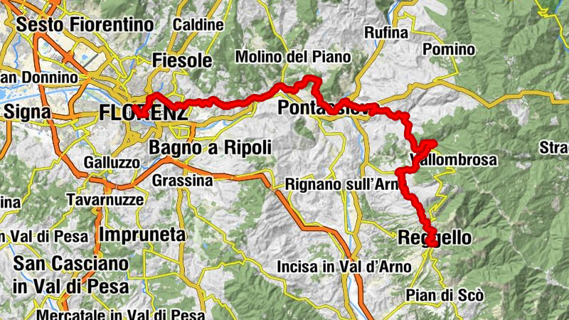 Firenze Santa Maria Novella - Pieve di San Giovanni Battista a Rèmole - Oratorio del Santissimo Crocifisso - 1250