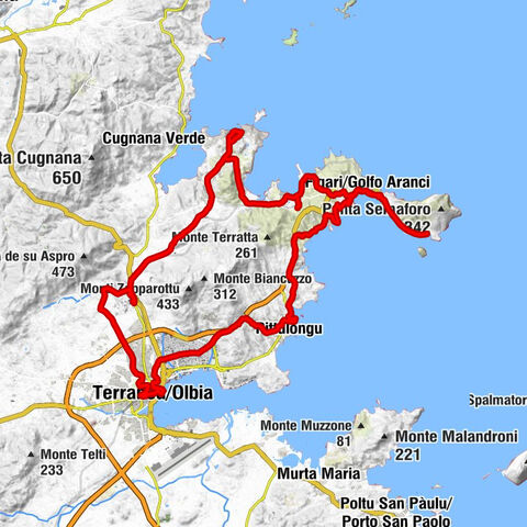 Olbia - Terranoa/Olbia - Moriscu - Pittulongu