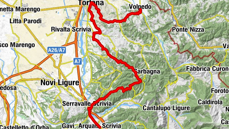 Volpedo - Monte Lanate - Bric delle Streghe - Arquata Scrivia