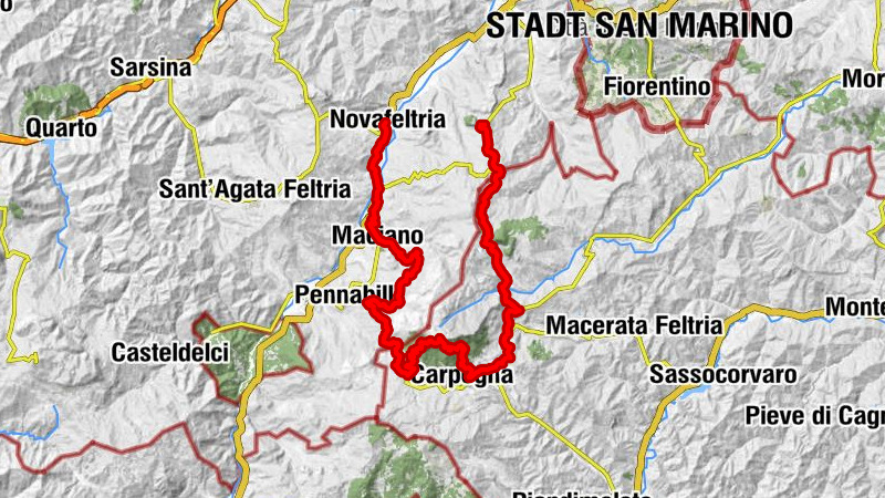 San Leo - Madonna di Pugliano - Chiesa dei Marinelli - Novafeltria