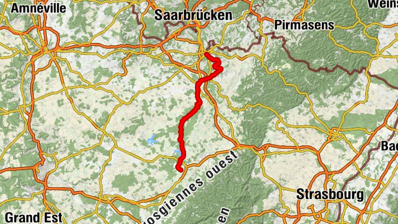 Sarreguemines - Rémelfing - Gondrexange