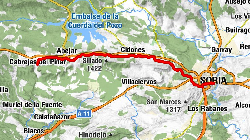 Cabrejas del Pinar - Iglesia de San Francisco - Iglesia de San Juan de Rabanera - Iglesia de Santa María la Mayor