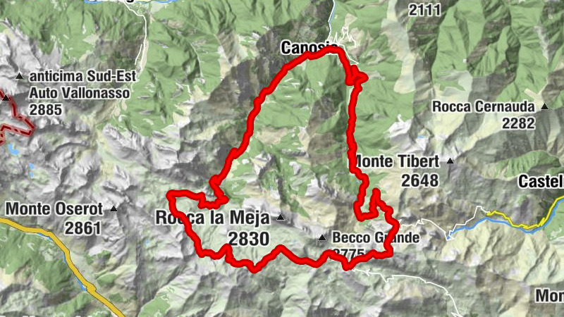 Canosio - Rifugio Locanda Lou Lindal - Col Bandia - Madonna Regina Assunta