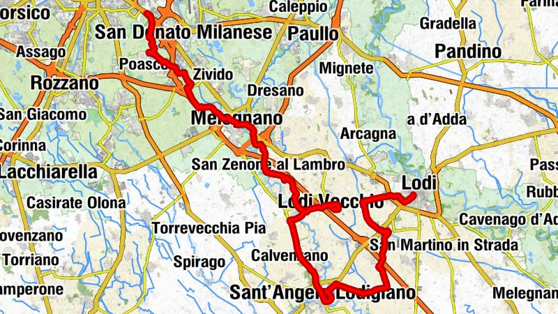 Rogoredo FS - Chiesa di Santa Maria della Neve - Basilica di San Giovanni Battista - Lodi