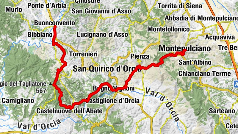 Buonconvento - Poggio Civitella - Poggio Tullio - Chiesa di Sant'Agostino