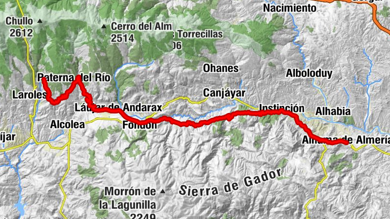 Lavadero de Fuente Jiménez - Navarro - Ermita de Alcora - Alhama de Almería