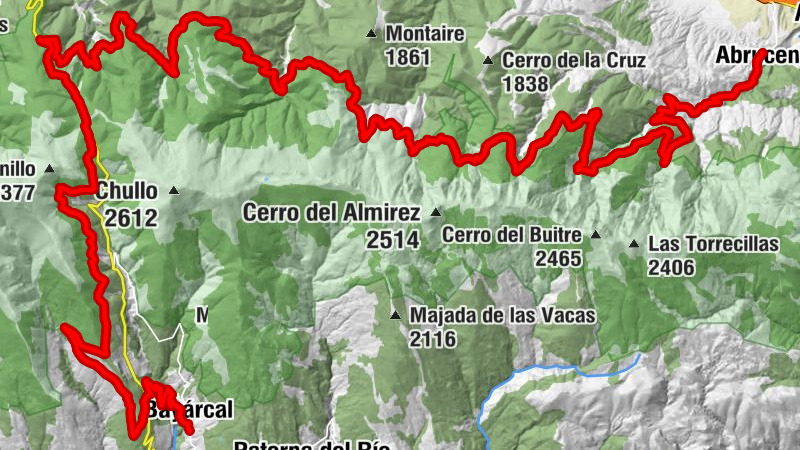 Abrucena - Cerro las Lastras - Iglesia Parroquial - Lavadero de Fuente Jiménez