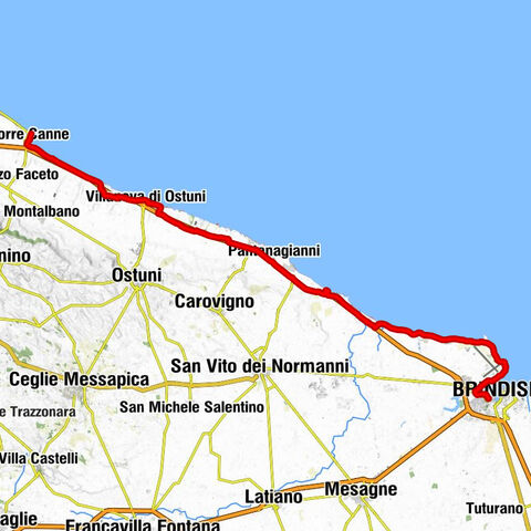 Torre Canne - Dubonnet - Chiesa Villanova Porto - Brindisi