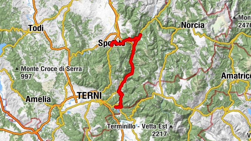 Chiesa di San Francesco - Chiesa di Santa Maria Assunta - Chiesa della Madonna del Gonfalone - Spoleto