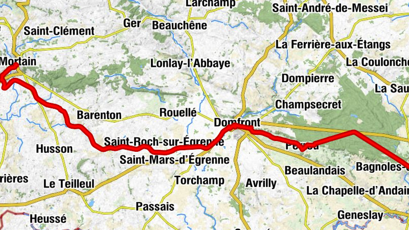 Le Gué aux Biches - Église Saint-Julien - Église Notre-Dame sur l'Eau - Mortain