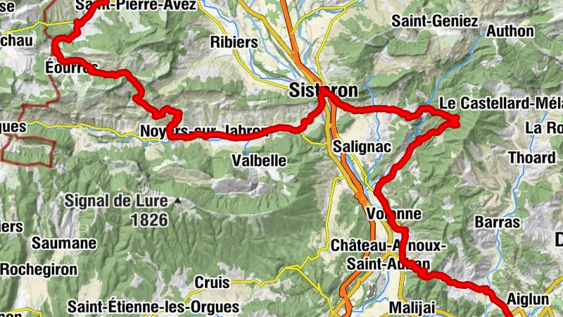 L'Auberge de la Méouge - Église Notre-Dame-de-l'Immaculée-Conception - Église Notre-Dame-du-Bon-Secours - Mallemoisson - Les Grillons