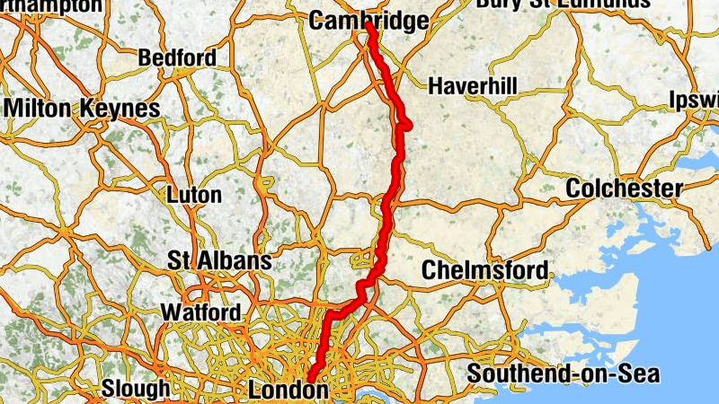 London - Wellington Hill - Huckeridge Hill - St Clement's