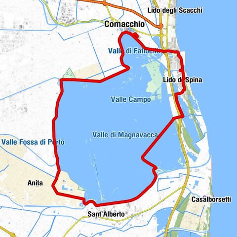 Comacchio - Porto Garibaldi - Lido degli Estensi - Quartiere Le Valli