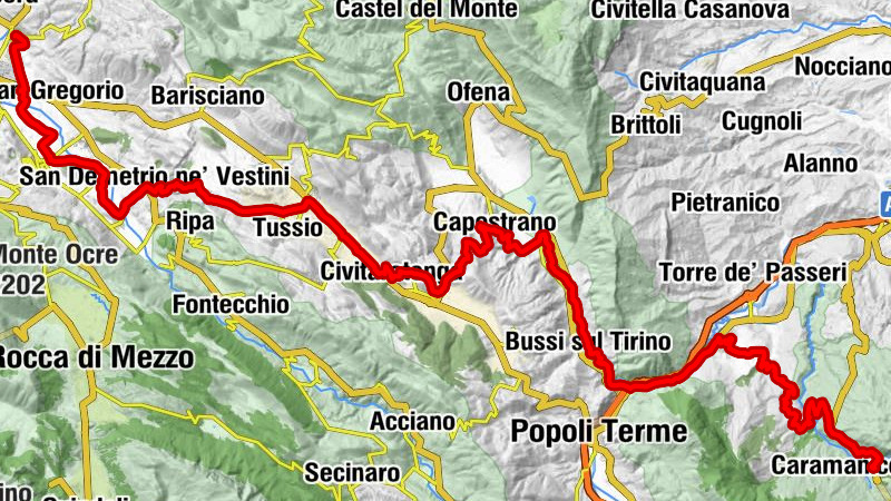 Paganica - Chiesa della Madonna del Rosario - Chiesa di Santa Maria della Pace - Caramanico Terme