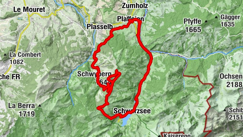 Hirschen - Gross Schwyberg - Schwyberg - Schmutzes Schwyberg