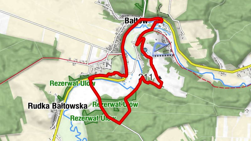 Bałtów - Podkościele - Kościół pw. Matki Bożej Bolesnej - Kaplica cmentarna