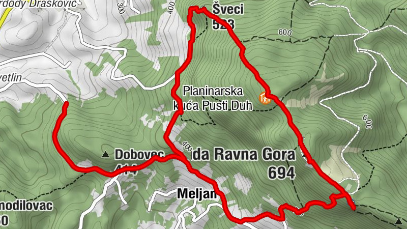 Varaždinska županija - Šveci - kapela Sveta Tri Kralja - Piramida Ravna Gora