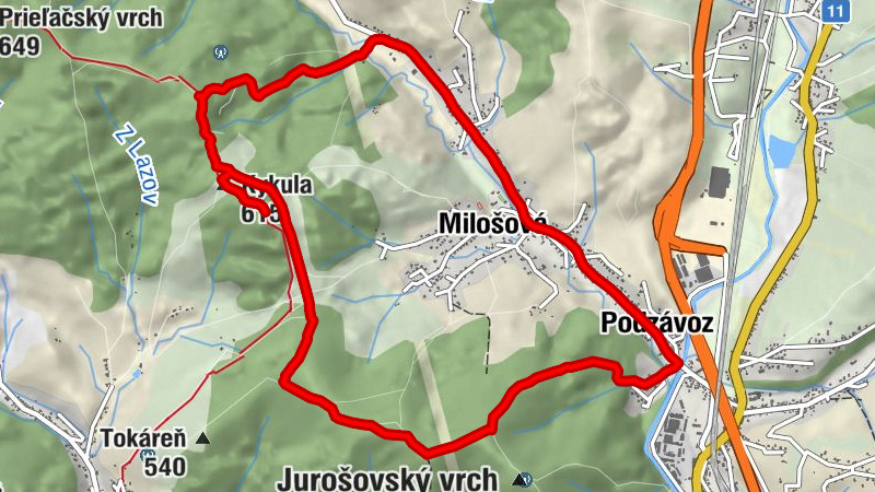 Čadca - Grúň - Podzávoz