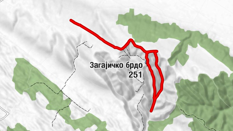 Гребенац - Загајичко брдо