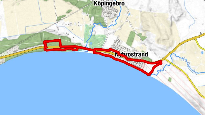 Ystads kommun - Nybro - Nybrostrand - Soldattorpet