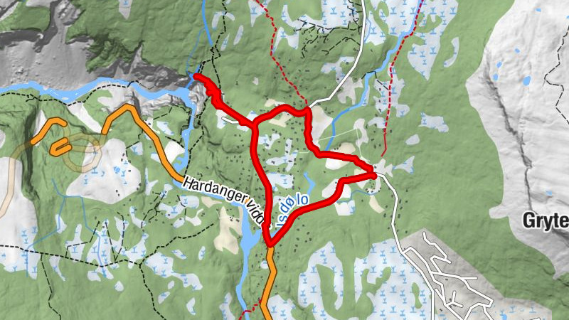 Liset - Vøringsfossen - Midtbø - Eidfjord