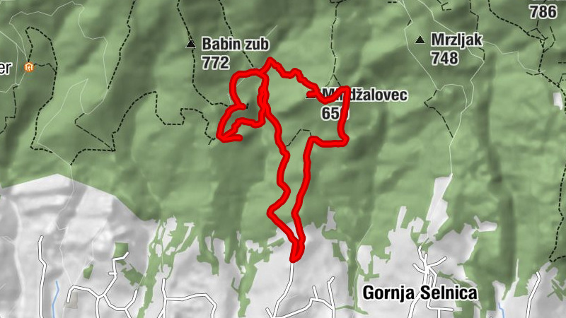 Juranšćina - Mindžalovec - Belecgrad - Osinec