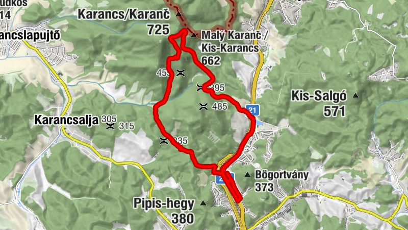 Tarján vendéglő - Salgótarján - Béketelep - Karancs-nyereg