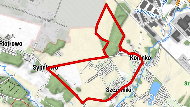 Koninko - Szczytniki - Głuszyna