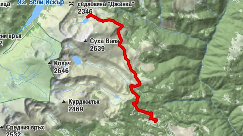 х.Трещеник - м. Нехтеница - х. Грънчар