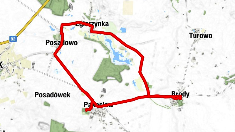 Karmazyn - Brody - Kościół parafialny pw. św. Andrzeja Apostoła - Zgierzynka