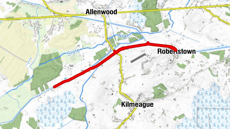 Robertstown - Fenton Bridge - Littletown Bridge - Binn's Bridge