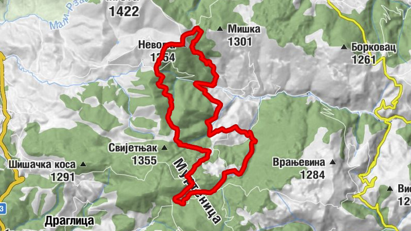 Љубиш - Чичина пећина - Невоља - Гостиље