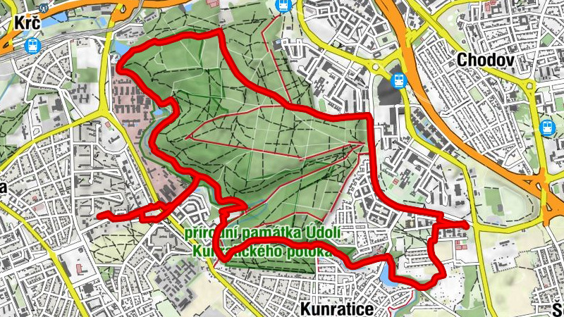 Kunratice - Na tý louce zelený - Praha - Spojovna