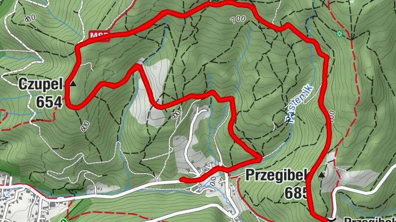 Kozy - Czupel - Przegibek