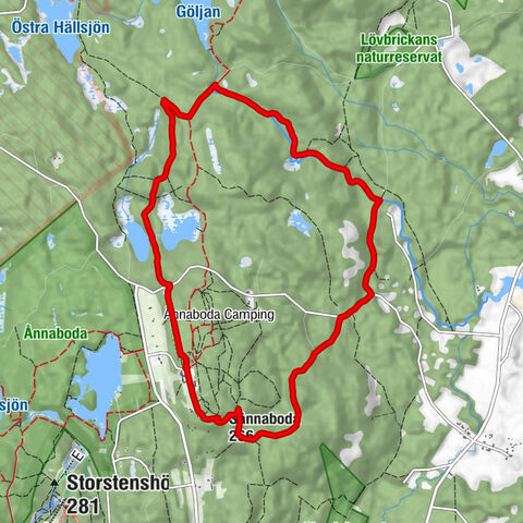 Ånnaboda Storstenshöjden - Ånnaboda - Sånnaboda - Mårdberget
