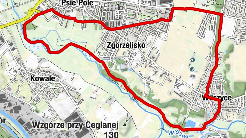 Psie Pole-Zawidawie - Nasza - Wilczyce - Osiedle Bolesława Krzywoustego