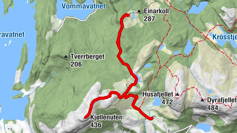 Sandnes - Kjøllenuten