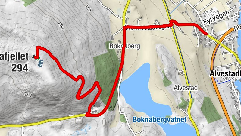 Alvestadkroken - Bokn - Boknaberg - Boknafjellet