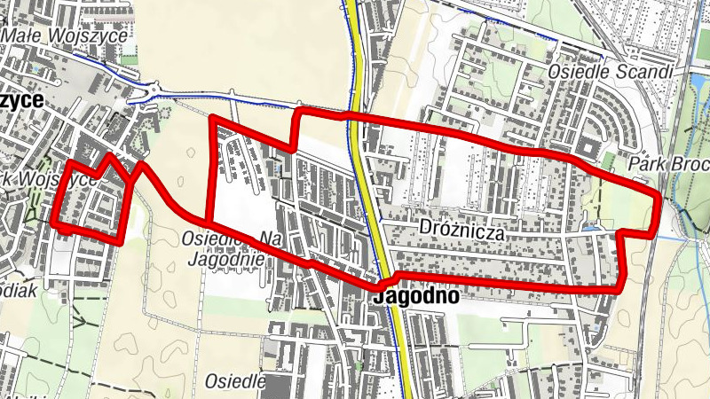 Jagodno - Wrocław - Stare Miasto