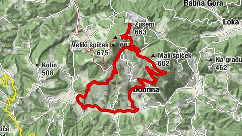 Šentjur - Žusem - Kitež - Sveti Valentin