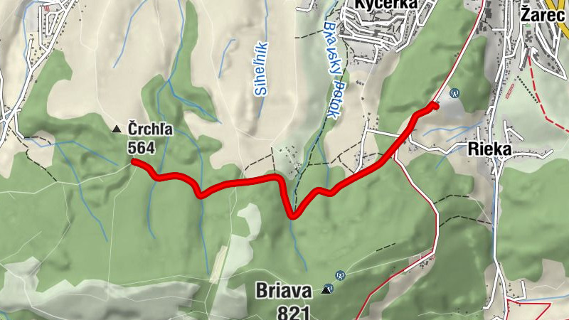 Čadca - Krkoškovci - Kaplnka na Vartovke