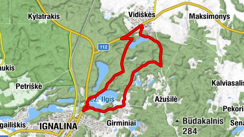 Vidiškės - Poviliškė - Ignalina