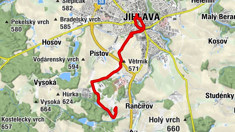 Vyhlídková věž Gustava Mahlera - Nanebevzetí Panny Marie - Jihlava