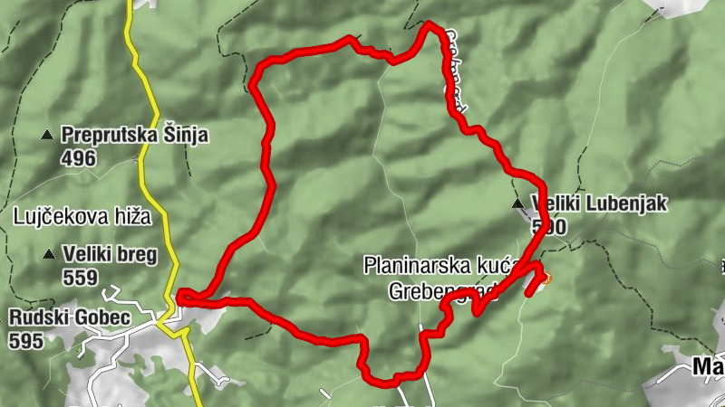 Varaždinska županija - Planinarska kuća Grebengrad