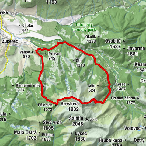 Zuberec - Brestová - Brestovská vyvieračka