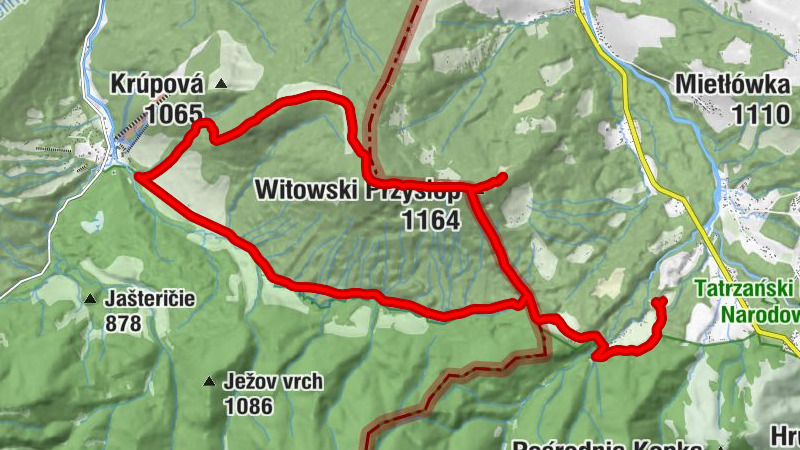 Witów - Siwa - Magura Witowska - Witowski Przysłop
