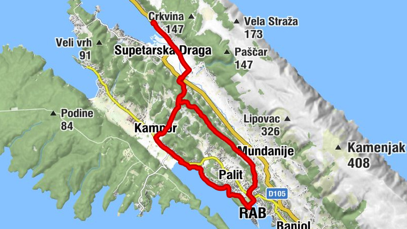Galeb - Rab - crkva svetog Bernardina Sijenskog - crkva svete Eufemije