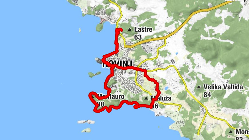Rovinj - Kapela Presvetog Trojstva - Montauro - Lovor Lounge & Beach
