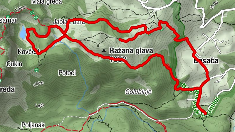 Opština Žabljak - Bosača - Jablan bara